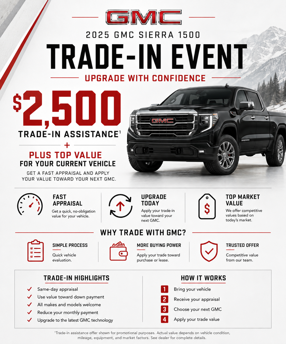 GMC special offer